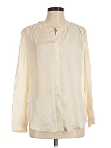 Cynthia Rowley TJX Long Sleeve Silk Top (view 1)