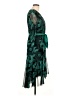 Connected Apparel Green Cocktail Dress Size 12 (petite) - photo 4
