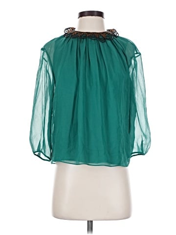 3.1 Phillip Lim 3/4 Sleeve Silk Top (view 1)