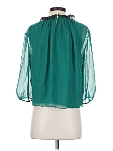 3.1 Phillip Lim 3/4 Sleeve Silk Top (view 2)