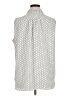 Ann Taylor 100% Polyester Polka Dots Ivory Sleeveless Blouse Size XL - photo 2