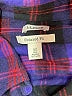 L.L.Bean 100% Cotton Plaid Purple Long Sleeve Button-Down Shirt Size XS - photo 7