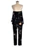 Tibi Floral Black Jumpsuit Size 6 - photo 2