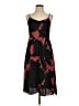 Ann Taylor LOFT 100% Polyester Print Black Cocktail Dress Size 4 (petite) - photo 1