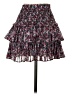 Pants Store Paisley Black Casual Skirt Size S - photo 2