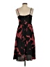 Ann Taylor LOFT 100% Polyester Print Black Cocktail Dress Size 4 (petite) - photo 2