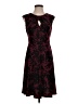 Wisp Tie-dye Burgundy Cocktail Dress Size 4 - photo 1