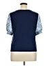Counterparts Blue Short Sleeve Top Size XL - photo 2