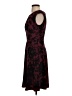 Wisp Tie-dye Burgundy Cocktail Dress Size 4 - photo 5