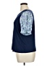 Counterparts Blue Short Sleeve Top Size XL - photo 5