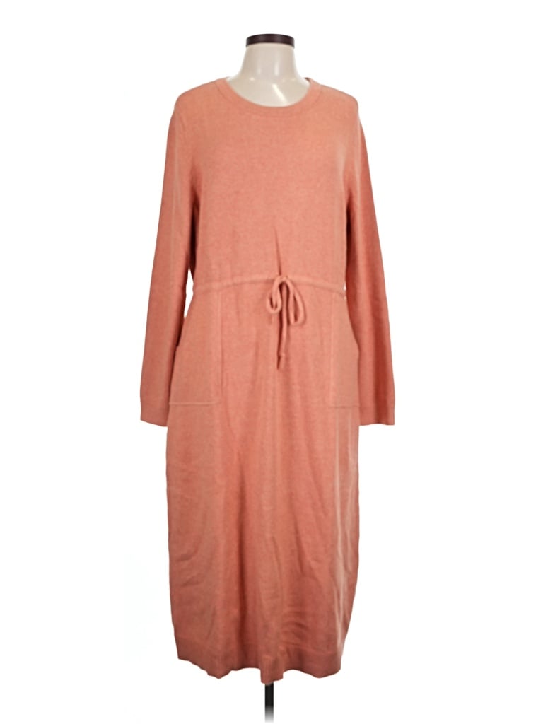 Pre-owned Purejill Casual Dress In Tan