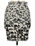 BCBGMAXAZRIA Graphic Gray Casual Skirt Size M - photo 2