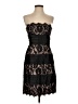 BCBGMAXAZRIA 100% Polyester Black Cocktail Dress Size 4 - photo 1