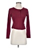 Unbranded Burgundy Long Sleeve Henley Size S - photo 1