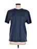 Reiss 100% Polyester Chevron-herringbone Blue Active T-Shirt Size M - photo 1