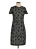 Calvin Klein Houndstooth Gray Casual Dress Size 2 - photo 1