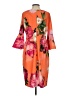Calvin Klein Print Orange Cocktail Dress Size P (petite) - photo 2