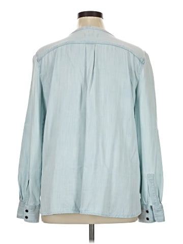 Ann Taylor LOFT Long Sleeve Button-Down Shirt (view 2)