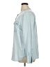 Ann Taylor LOFT 100% Lyocell Blue Long Sleeve Button-Down Shirt Size XL - photo 5