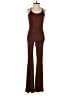 Assorted Brands Solid Brown Jumpsuit Size XS - photo 1
