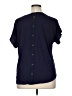 Cable & Gauge Blue Short Sleeve Blouse Size XL - photo 2