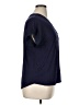 Cable & Gauge Blue Short Sleeve Blouse Size XL - photo 4
