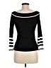 Unbranded Black 3/4 Sleeve Top Size M - photo 2