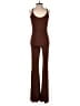 Assorted Brands Solid Brown Jumpsuit Size XS - photo 2