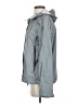 L.L.Bean 100% Nylon Solid Gray Raincoat Size XS - photo 5
