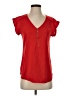 Express Red Short Sleeve Henley Size XS - photo 1