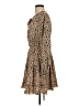 Assorted Brands 100% Polyester Animal Print Tan Casual Dress Size S - photo 5