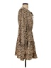 Assorted Brands 100% Polyester Animal Print Tan Casual Dress Size S - photo 4