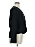 Remade 100% Polyester Black Long Sleeve Blouse Size L - photo 4