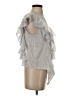 Ella Moss Silver Sleeveless Blouse Size S - photo 4