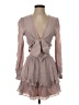 Hello Molly 100% Polyester Gray Cocktail Dress Size 4 - photo 1