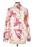 Unbranded Print Pink Long Sleeve Blouse Size L - photo 2