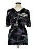 Glam Graphic Black Purple Cocktail Dress Size L (estimated) - photo 2