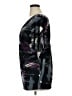 Glam Graphic Black Purple Cocktail Dress Size L (estimated) - photo 5