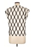 Shein Ivory Short Sleeve Blouse Size L - photo 2