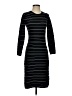 Athleta Stripes Black Casual Dress Size XS - photo 1