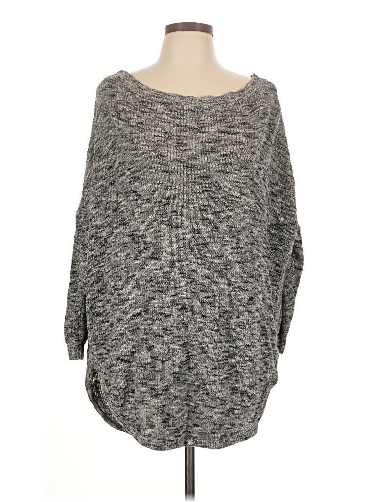 Pre-owned Express Pullover Sweater In Gray