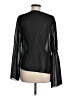 Assorted Brands 100% Polyester Black Long Sleeve Blouse Size M (estimated) - photo 2