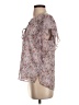 Veronica M. 100% Polyester Pink Short Sleeve Blouse Size S - photo 5