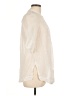 Bebe Ivory 3/4 Sleeve Button-Down Shirt Size L - photo 4