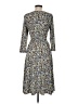 BCBGMAXAZRIA Print Blue Casual Dress Size M - photo 2