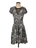 Kimchi Blue Graphic Gray Cocktail Dress Size S (estimated) - photo 1