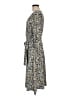 BCBGMAXAZRIA Print Blue Casual Dress Size M - photo 5