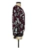 Democracy 100% Rayon Floral Burgundy Pullover Sweater Size S - photo 4