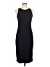 Color Thread Solid Black Cocktail Dress Size L - photo 1