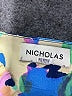 Nicholas 100% Viscose Floral Blue Cocktail Dress Size 10 - photo 7